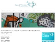 Tablet Screenshot of goodvibration.ch